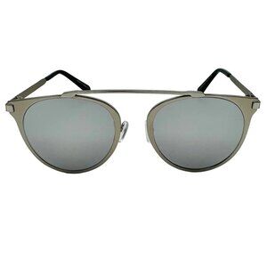 7039 | Silver Mirror Circle Sunglasses